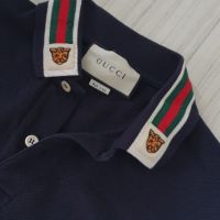 GUCCI Pique Cotton Made in Italy Mens Size S ОРИГИНАЛ! Мъжка Тениска!, снимка 1 - Тениски - 45893319