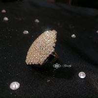 КОМПЛЕКТ ARINA / Цвят: Златисто, сребристо / Луксозен дамски комплект бижута с кристали от 3 части –, снимка 12 - Бижутерийни комплекти - 45791352