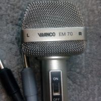 Стерео кондензаторен микрофон VIVANCO EM 70,ЦЕНА 35лв.с, снимка 1 - Микрофони - 45487178
