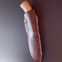 Нож ръчна изработка стомана  U10, снимка 6 - Ножове - 45383920