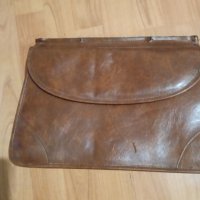 стара мъжка ретро чанта,естествена кожа​, снимка 3 - Антикварни и старинни предмети - 45844251