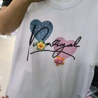 Дамски тениски с 3D цветя, снимка 4 - Тениски - 45205018