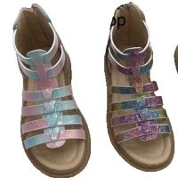 Многоцветни детски сандали за момиче - За цветна разходка през лятото!, снимка 3 - Детски сандали и чехли - 45239811