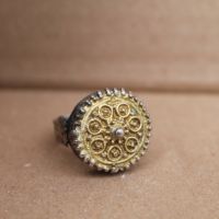 Възрожденски сребърен пръстен, снимка 2 - Антикварни и старинни предмети - 45683647