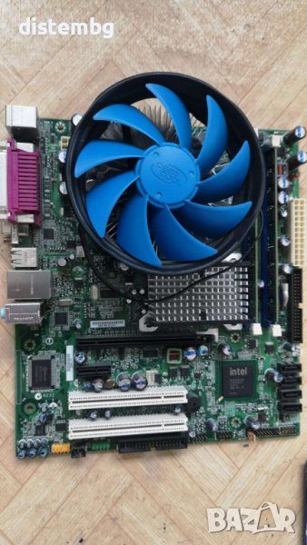 Дънна платка Inteл Desktop Board DG41TY,Процесор Intel Core2 Quad Processor Q6600, снимка 1