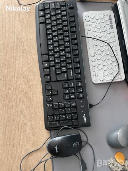 Клавиатура + мишка - Комплект Logitech MK120, снимка 1