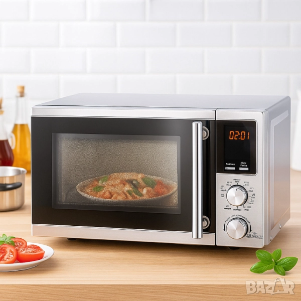 Микровълнова печка с грил Royalty Line RL-MWO-3805, снимка 1