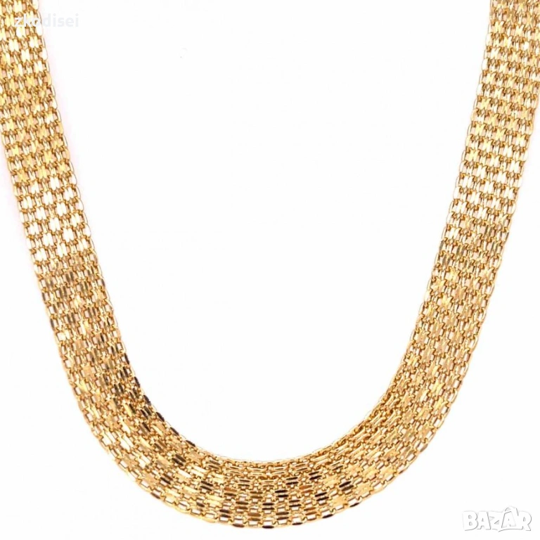 Златно колие 9,99гр. 50см. 14кр. проба:585 модел:28416-1, снимка 1