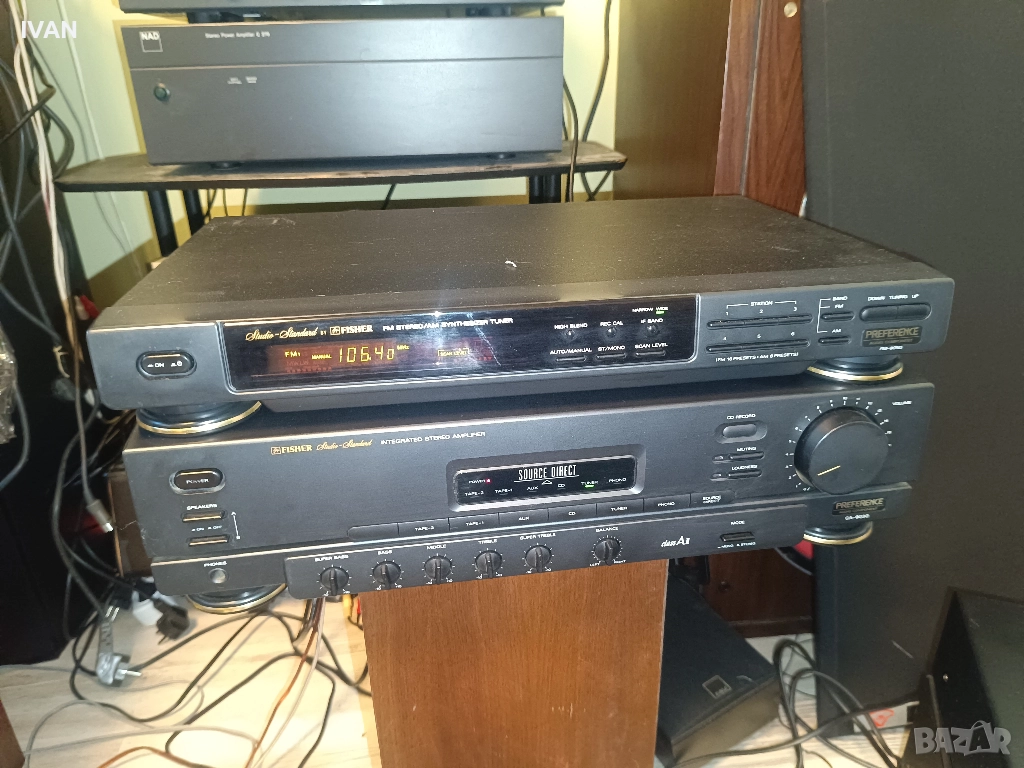 продавам усилвател и тунер fisher-ca-9030 fm9050, снимка 1