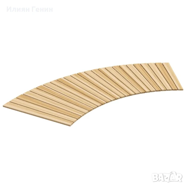 Градинско стъпало Outsunny, устойчиво на атмосферни влияния, смърчова дървесина, 120 x 47 x 1 см, снимка 1