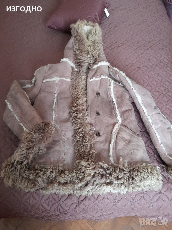 40€ БУТИКОВ КОЖУХ ОТ АГНЕШКА КОЖА ФИННА ИЗРАБОТКА, снимка 1