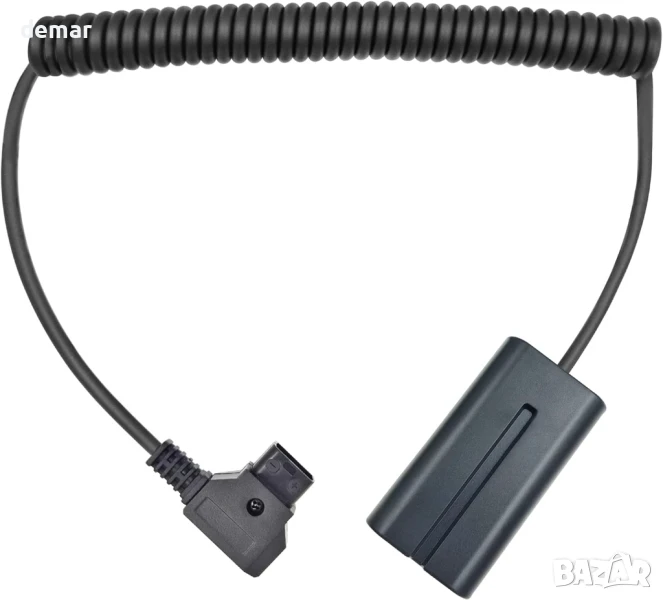 Захранващ кабел LSYRIA NP F550 макетна батерия към D-Tap Ptap Male за Sony NP F550/570/970, снимка 1