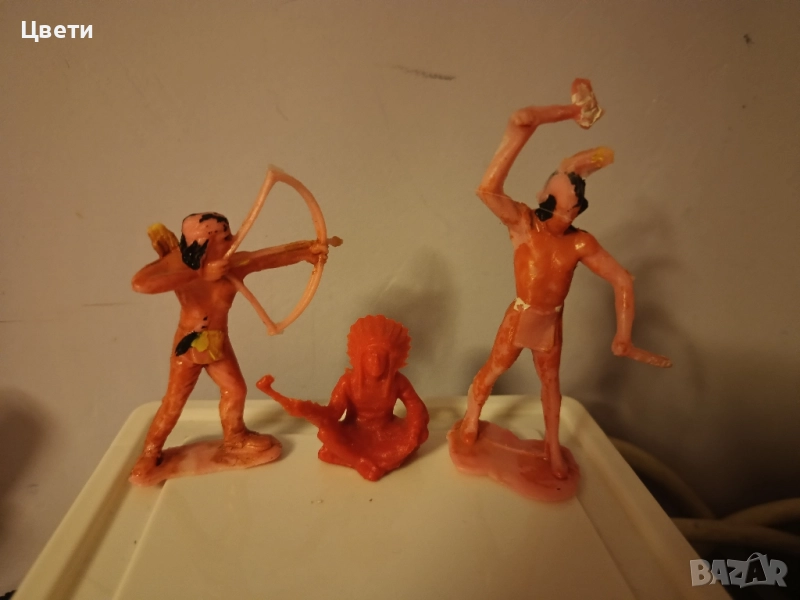 стари фигурки индианци , снимка 1