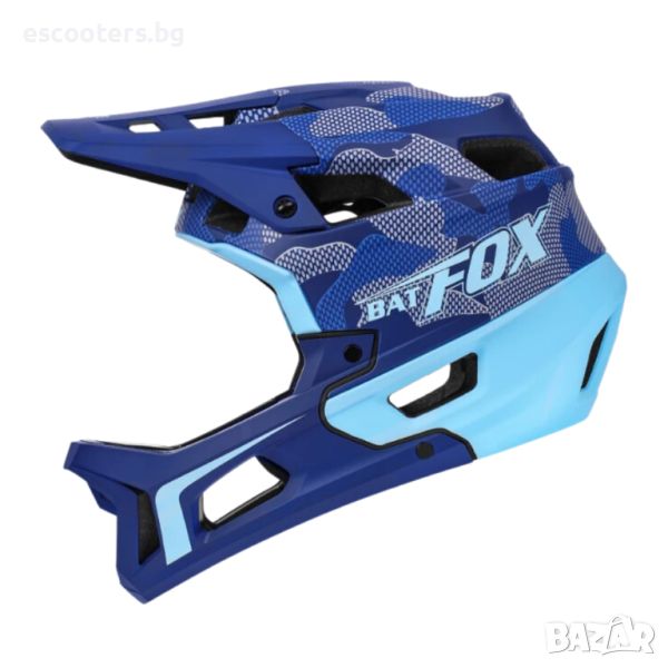 Предпазна каска BATFOX K1 BLUE, снимка 1