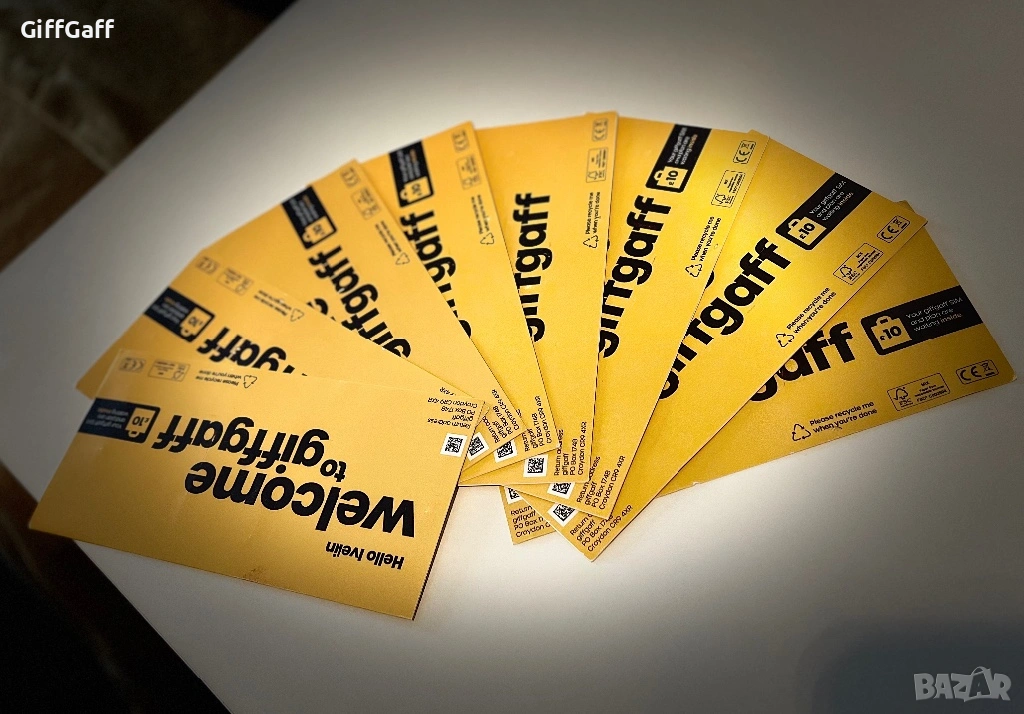 Предплатени Английски Сим карти, снимка 1