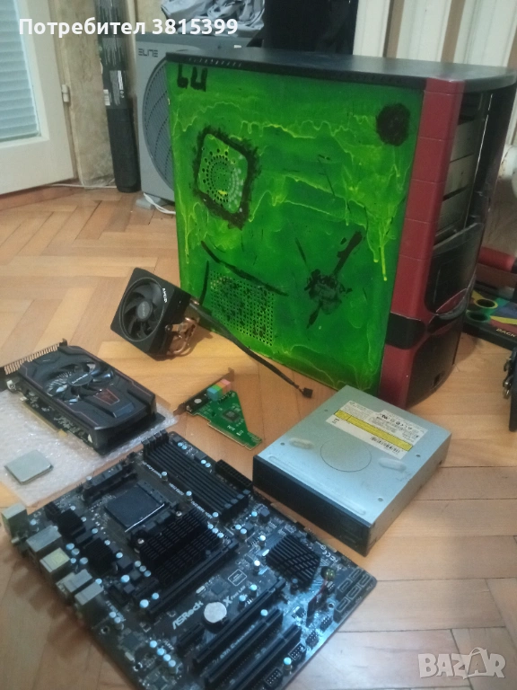 Компютърни части. AMD FX-8350/ASRock 970 Extreme3/Sapphire RX560/Wraith Max AMD, снимка 1
