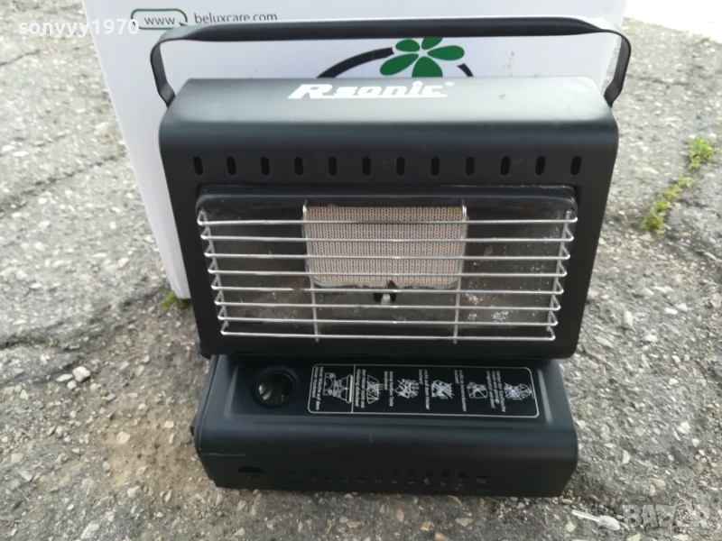 МАЛКА ГАЗОВА ПЕЧКА 27Х27Х20СМ-ВНОС ГЕРМАНИЯ 0706251822, снимка 1