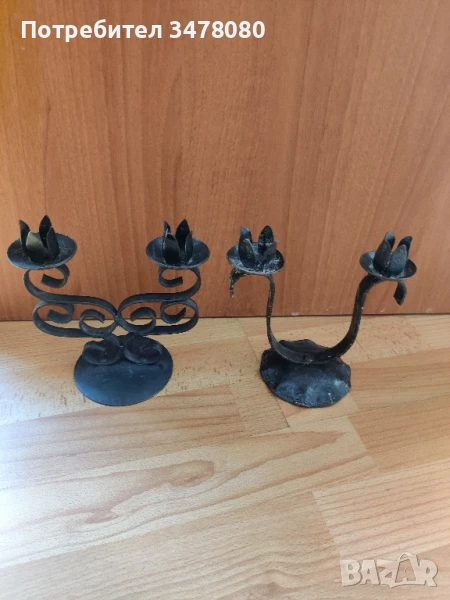Свещници от ковано желязо , снимка 1