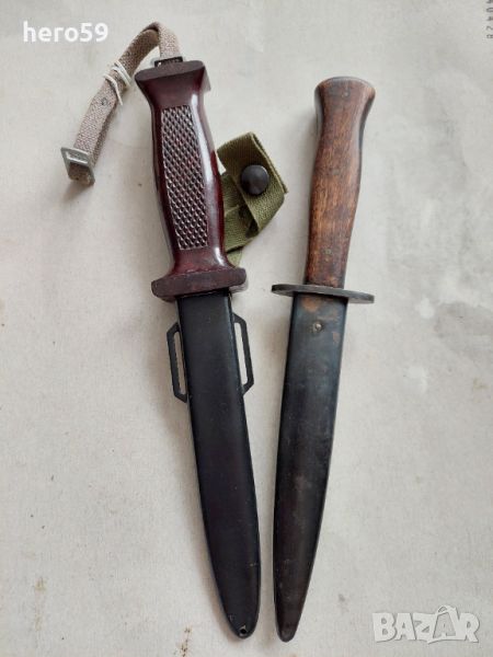/DDR Paratrooper Knife/Немски нож парапропър 1955 и украински нож на батальон Азов 2014, снимка 1