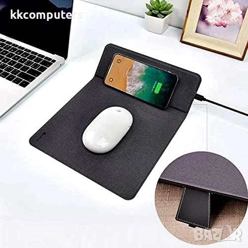 Пад + Wireless /безжично/ зарядно 10W Coteci / Черен / Баркод : 456403 , снимка 1