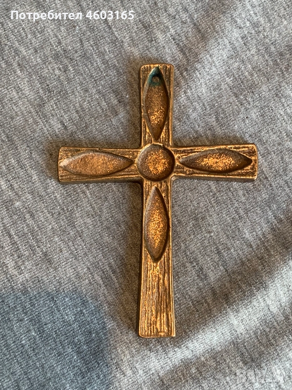  бронзов кръст , снимка 1