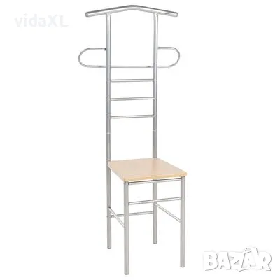 vidaXL Мъжки камериерски столове, 2 бр, метал(SKU:60651), снимка 1