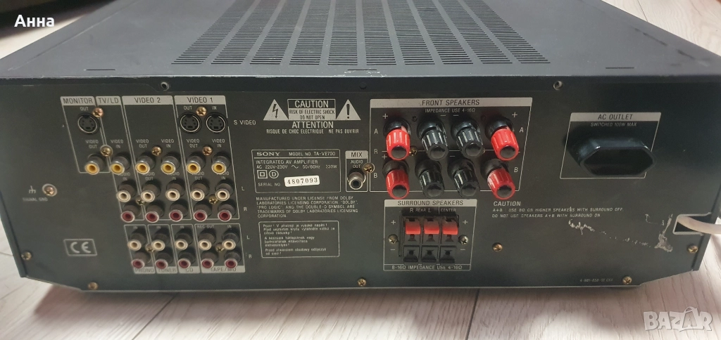 SONY Усилвател, снимка 1