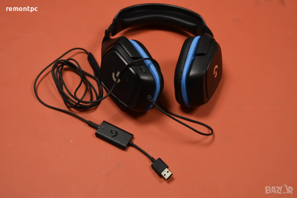 Гейминг слушалки Logitech - G432, черни, снимка 1