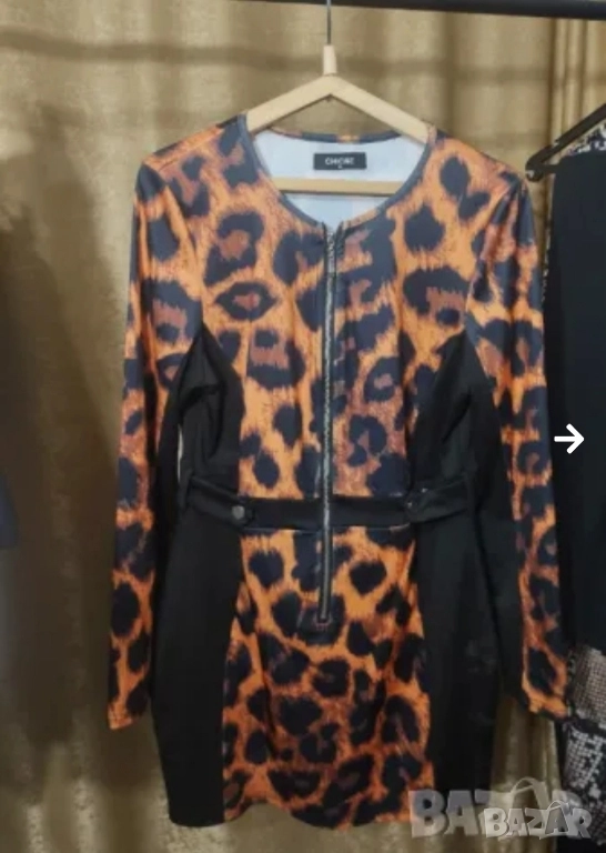 Нова рокля леопардов принт , снимка 1