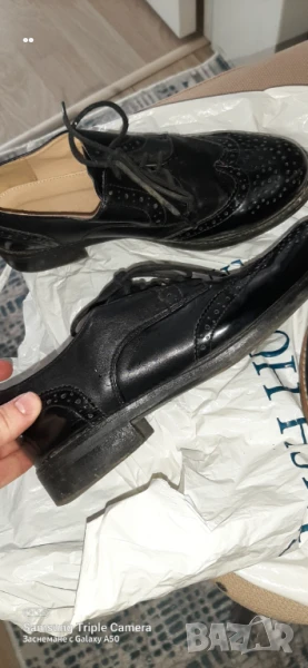 Черни дамски обувки 37 номер, снимка 1