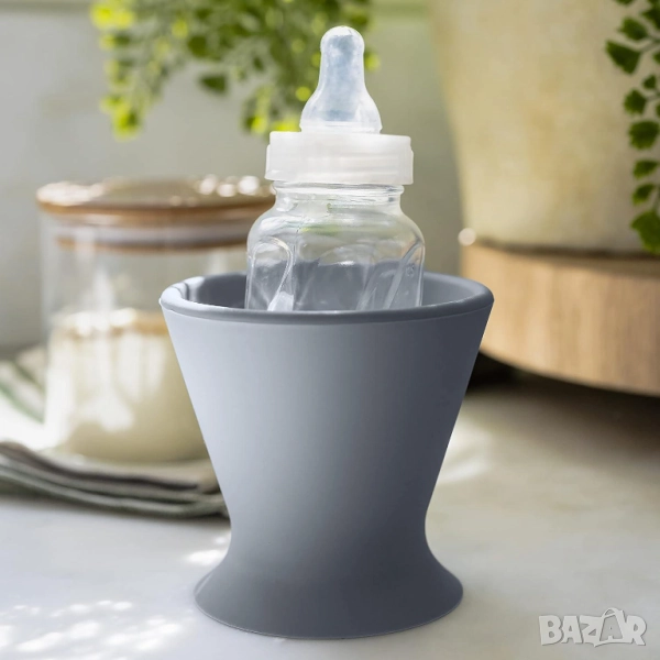 Поставка за бебешко шише Ingenuity Bokee Hands Free или чаша за пиене с една ръка, снимка 1