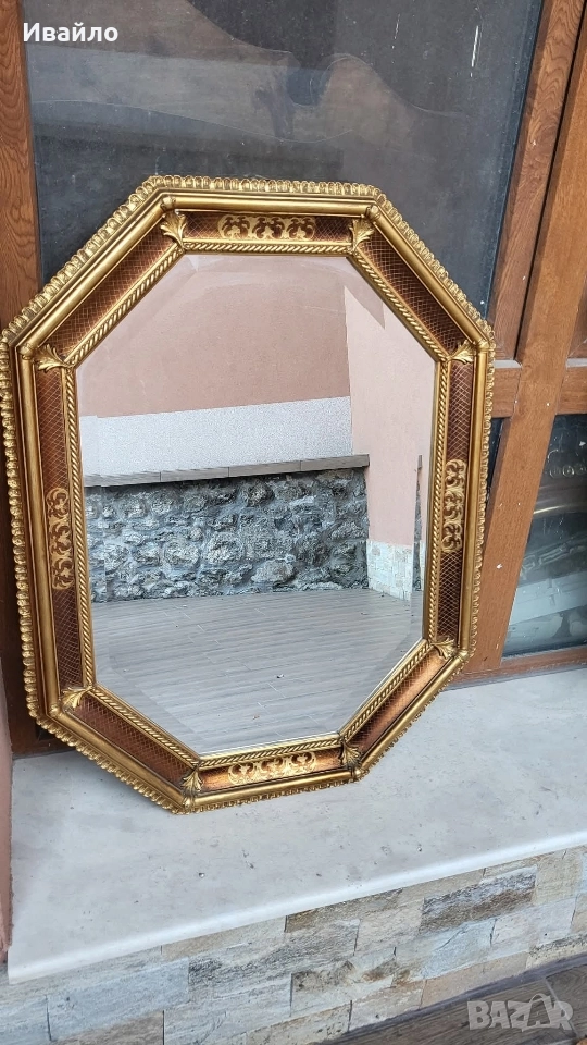 Италианско бароково огледало 048, снимка 1