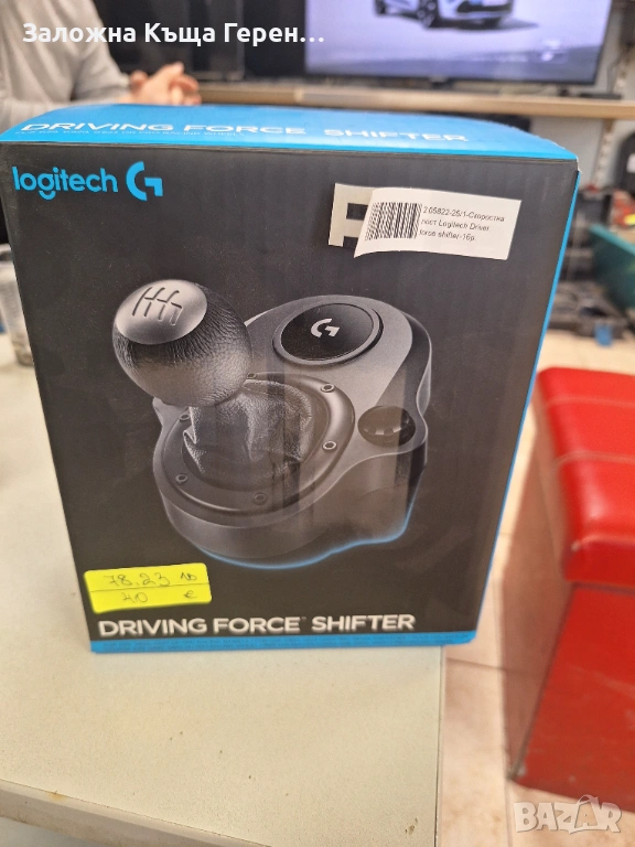 Скоростен лост за Конзоли Logitech driving force shifter, снимка 1