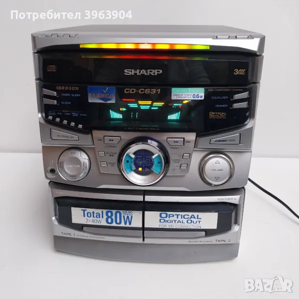 НАЙ ДОБРАТА ОФЕРТА Уредба SHARP CD-C631, снимка 1