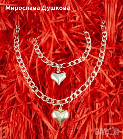 дамски комплект от медицинска стомана не променя цвета си, снимка 1