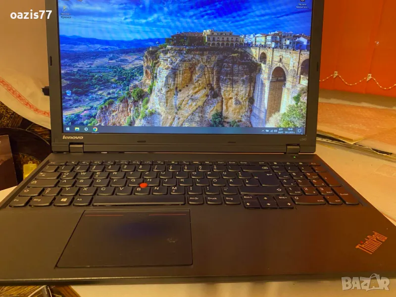 Лаптоп Lenovo L540 , i5 4300m SSD 128gb Ram 16 gb като нов WIN 10 /11, снимка 1