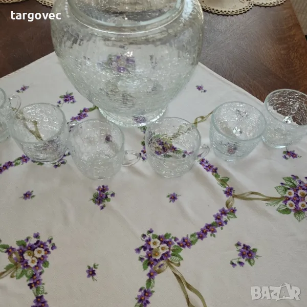 прекрасен старинен съд за боле, снимка 1