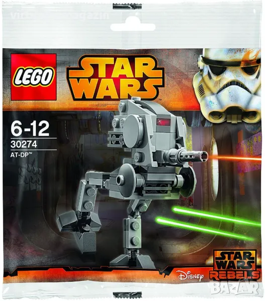 Конструктор Лего - модел LEGO Star Wars 30274 - AT-DP - Mini Polybag, снимка 1