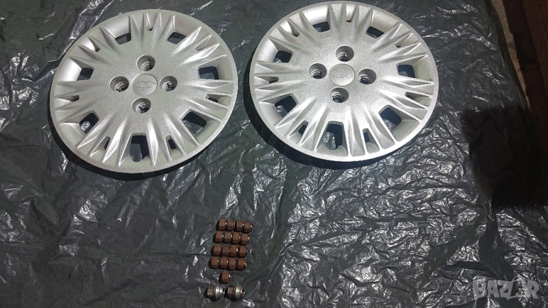 Оригинални 2броя 15"тасове за форд. 19 броя гайки 12x1,5 за форд фокус МК1 . , снимка 1