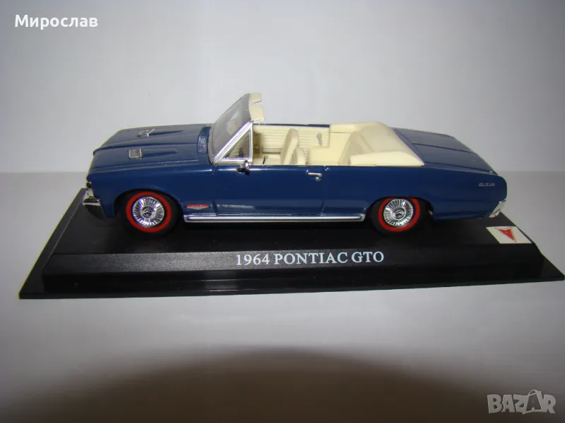 1:43 PONTIAC GTO 1964 ИГРАЧКА КОЛИЧКА МОДЕЛ, снимка 1