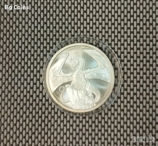 Сребро 1 OZ Динозавър , снимка 1