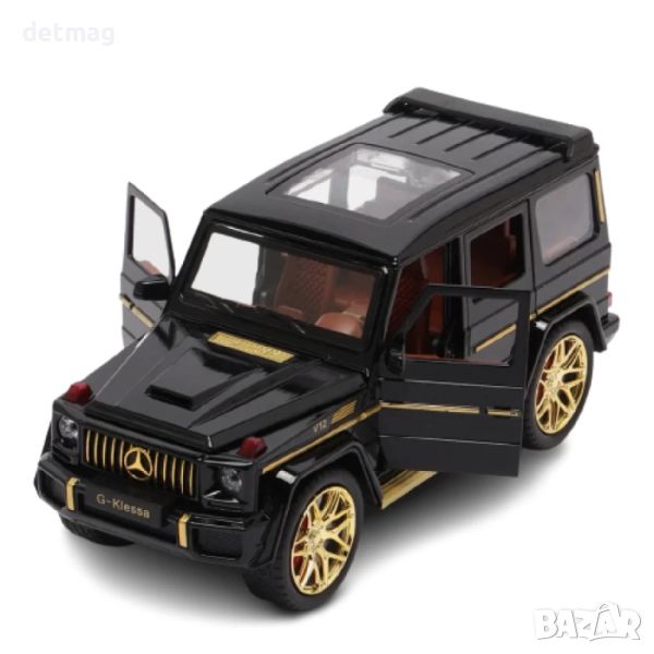 Метална количка MERCEDES G CLASS 63 МАЩАБ 1/24 ПУШЕЩА., снимка 1