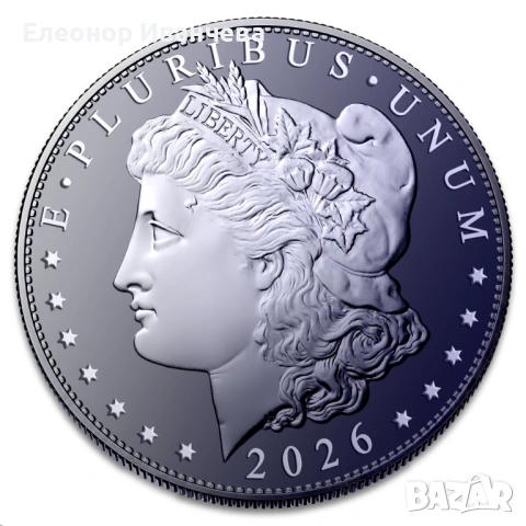 Титаниева Монета - Morgan Dollar 2026
