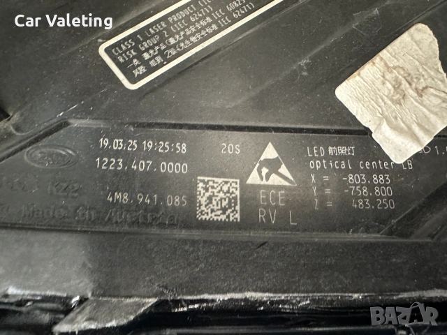 фар фарове ляв Audi Q8 SQ8 RSQ8 Facelift Ауди Кю8 Фейслифт far farove за Ауди А8 Д5 лед матрикс led , снимка 4 - Части - 54061623