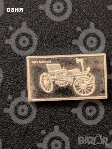 Сребърни кюлчета с най-известните коли от Франклин Минт, снимка 6 - Нумизматика и бонистика - 54067848