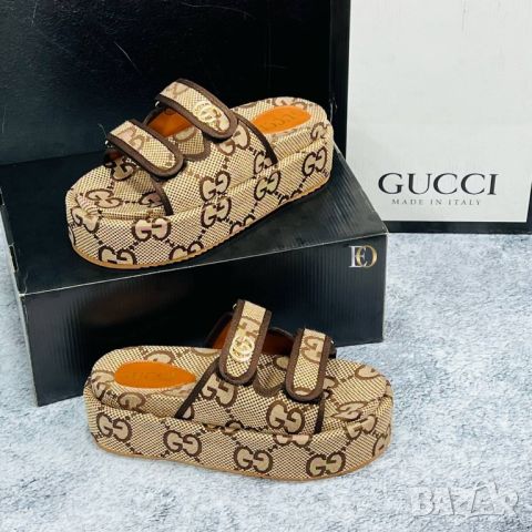 дамски чехли gucci , снимка 1 - Чехли - 46760610