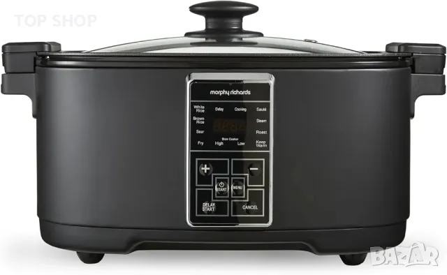 Мултифункционален мултикукър Morphy Richards 10 в 1,6,5 л,1350 W,черен
