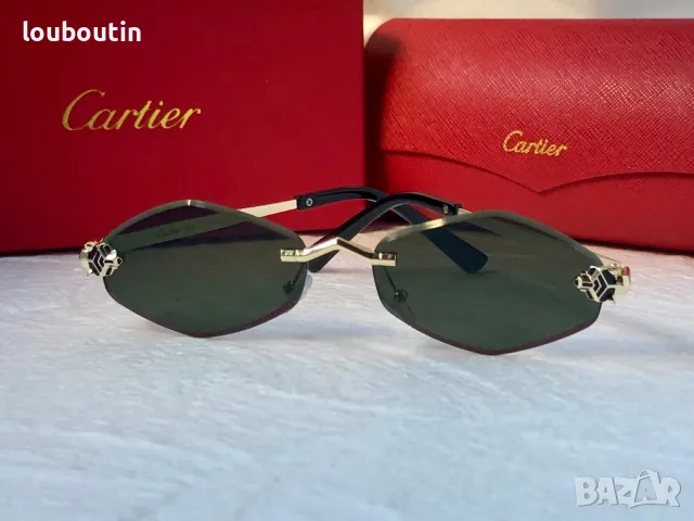 Cartier 2024 дамски слънчеви очила ромб 3 цвята, снимка 8 - Слънчеви и диоптрични очила - 47667819