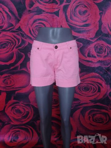 Неоново розово къси дънкови панталони М/Л, снимка 2 - Къси панталони и бермуди - 46362741
