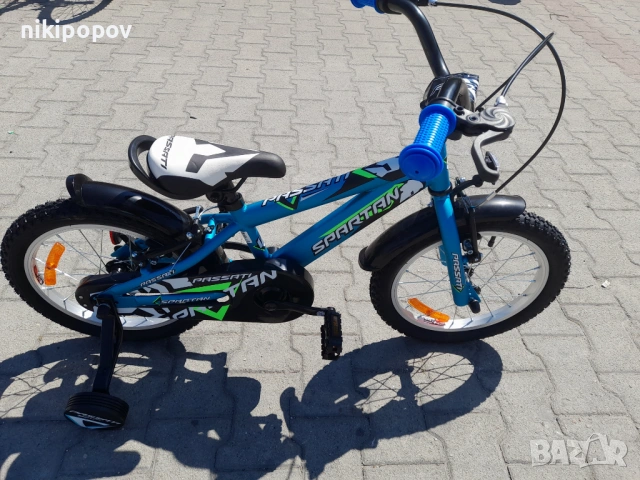 PASSATI Велосипед 16" SPARTAN син, снимка 2 - Велосипеди - 53759397